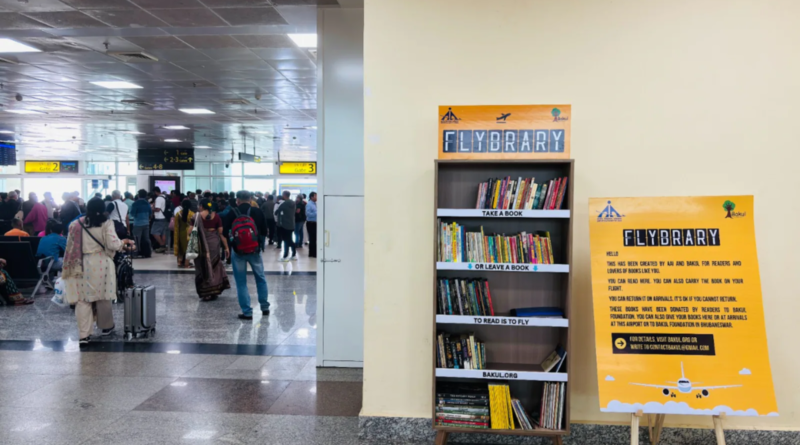 Flybrary airports free book library initiative India | NovaKhabar