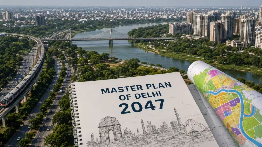 Delhi skyline urban development Yamuna floodplain | NovaKhabar
