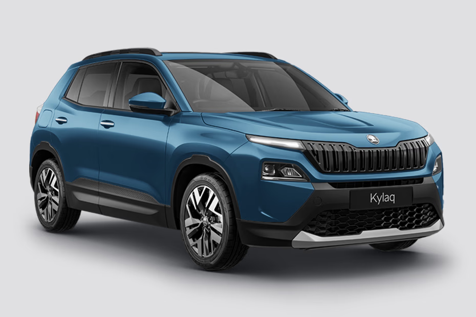 Skoda Kylaq Sportline black alloy wheels interior | NovaKhabar