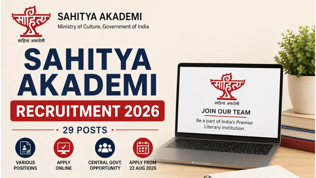 Sahitya Akademi Recruitment 2026 vacancy application details | NovaKhabar