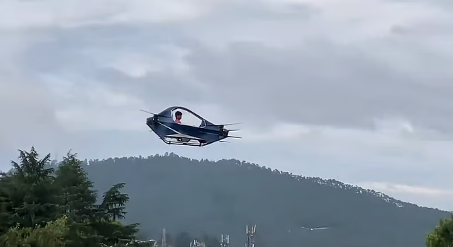 HAPIDA SKYNeX electric flying vehicle prototype in Almora | NovaKhabar