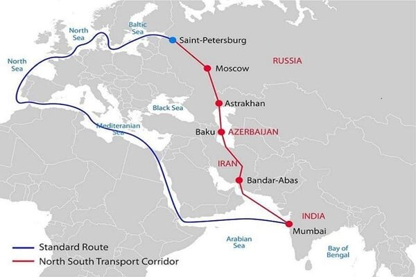 Russia India railway route proposed map through Central Asia | NovaKhabar