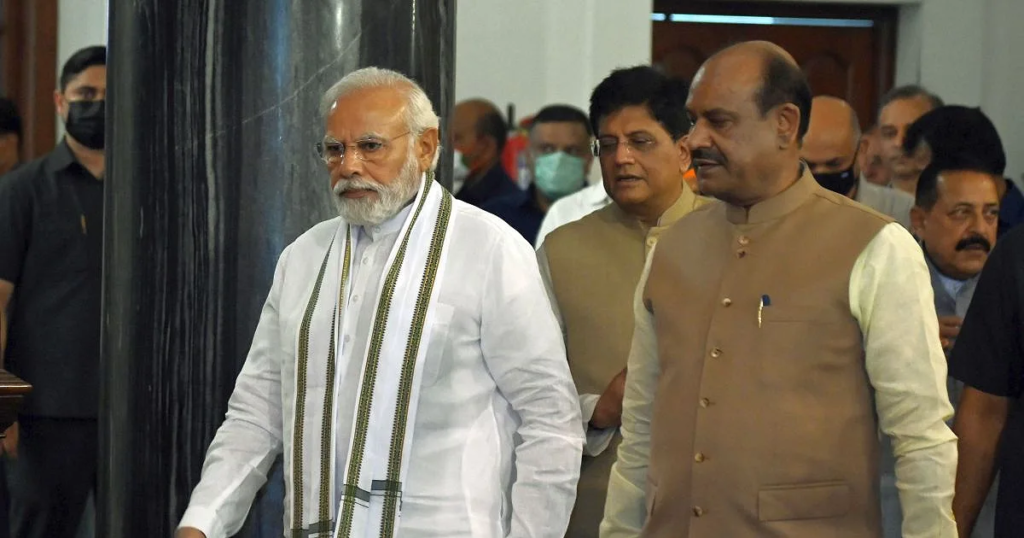 DMK attends Speaker tea party Kanimozhi INDIA bloc boycott | NovaKhabar