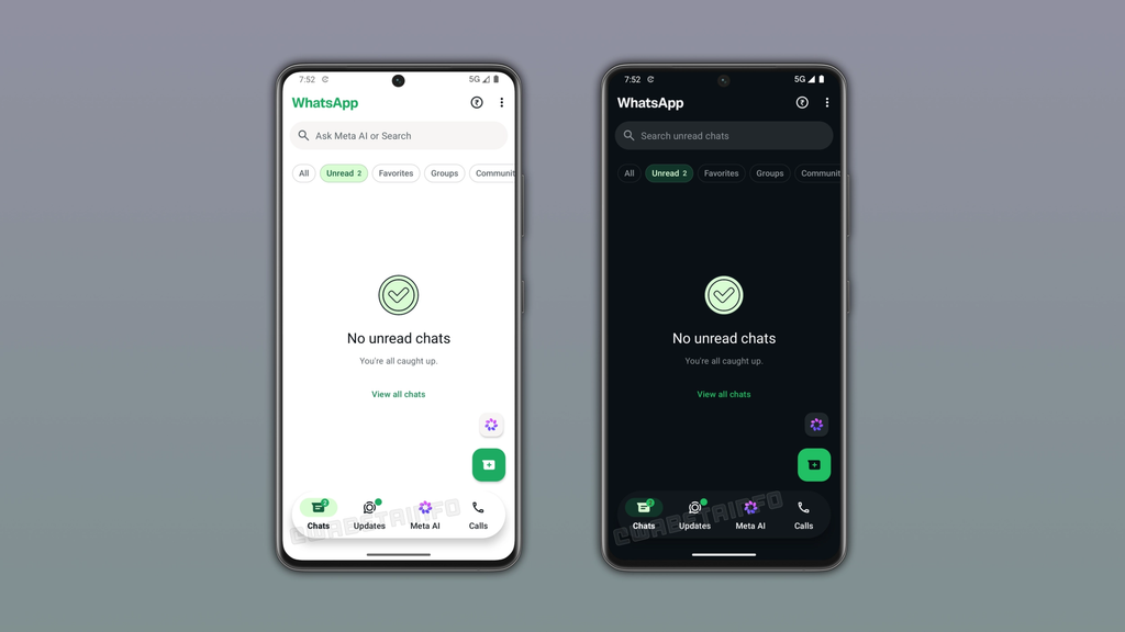 WhatsApp Android app navigation redesign leak | NovaKhabar