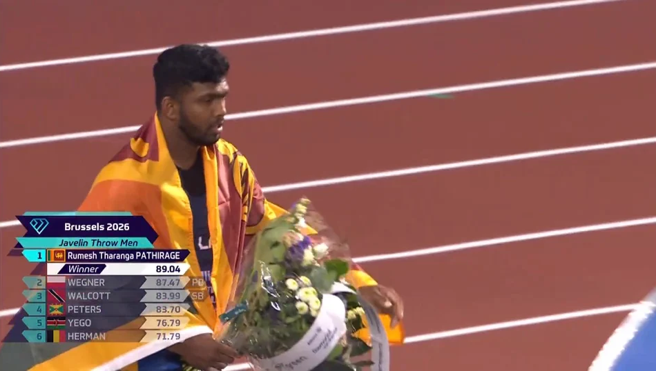 Rumesh Pathirage Commonwealth Games gold medal javelin | NovaKhabar