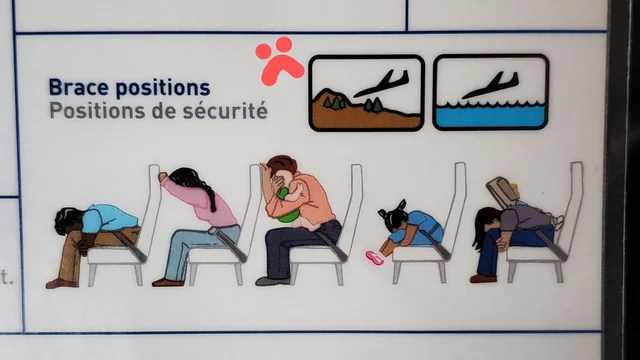 FAA brace position diagram forward facing seat | NovaKhabar