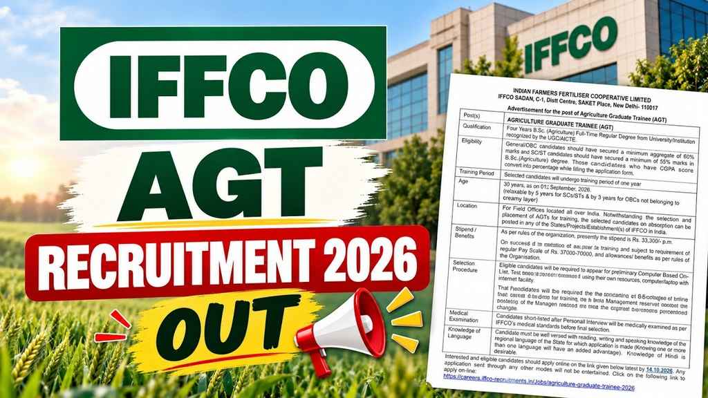 IFFCO AGT eligibility criteria chart | NovaKhabar