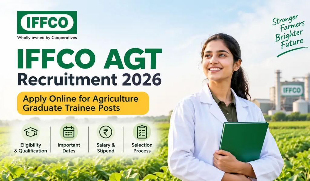 Agriculture Graduate Trainee AGT recruitment notice | NovaKhabar