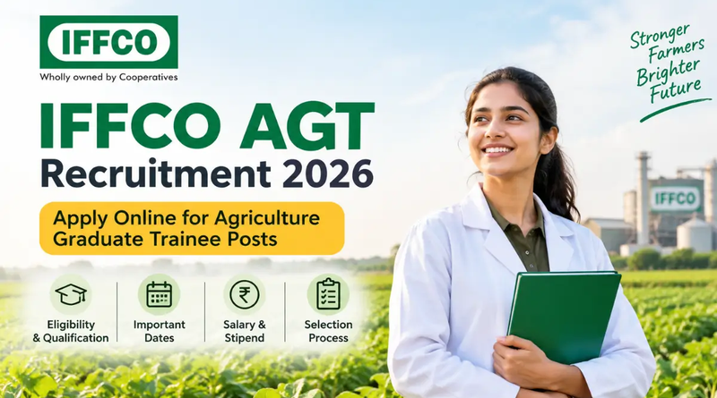 Agriculture Graduate Trainee AGT recruitment notice | NovaKhabar